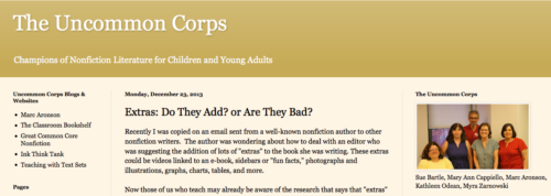 UncommonCorps 500x178 Childrens Literature Online at a Glance: A Look Back at Friends Long Gone