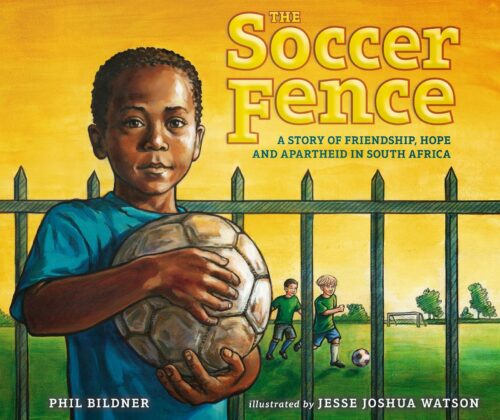 SoccerFence 500x420 We Need Diverse Books . . . But Are We Willing to Discuss Them With Our Kids?