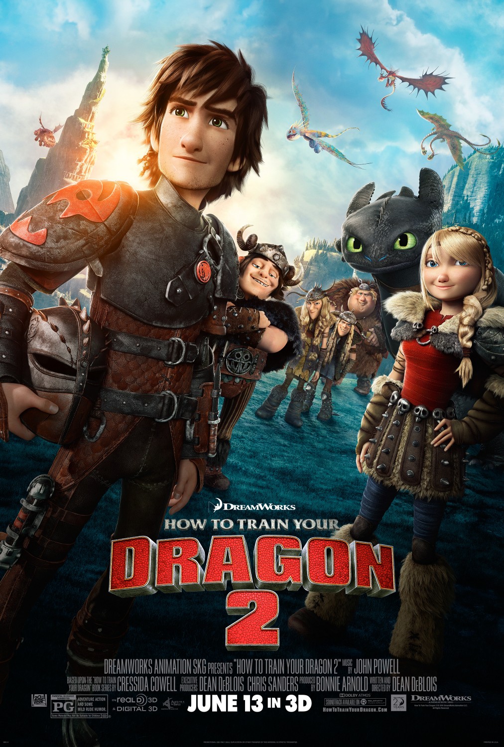 how to train your dragon two ver7 xlg Books to Films   Coming Soon so Be Prepared!