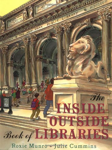InsideOutside Library Lions in Books for Kids 